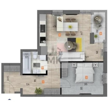 Mieszkanie dwupokojowe Kraków,   50 m2, parter - Sprzedam - zdjęcie 5
