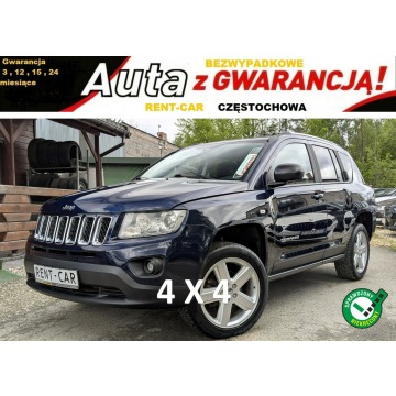 Jeep Compass - 2.2D*136PS*ZAREJESTROWANY*Bezwypadkowy*4x4*Navi Serwis*GWARANCJA 24