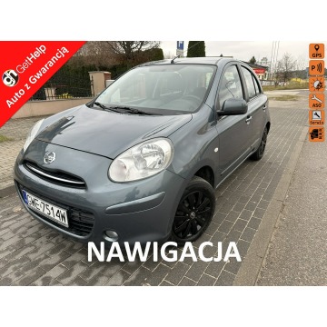 Nissan Micra - Benzyna, klimatyzacja mrozi, dotykowa nawigacja, opony wielosezonowe