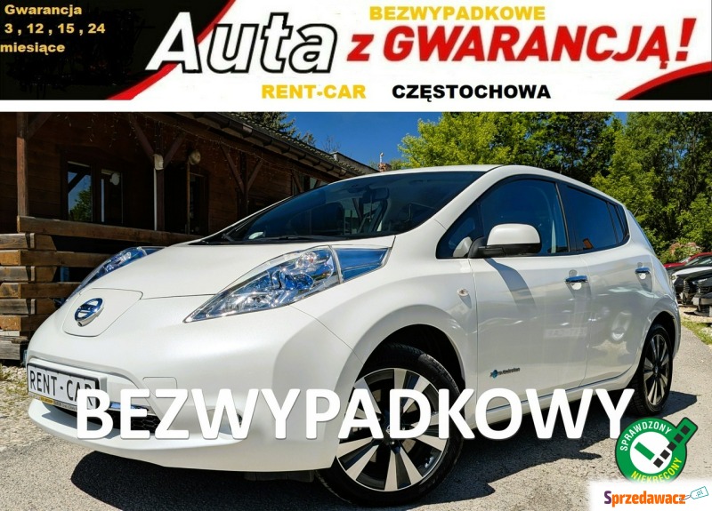 Nissan Leaf  Hatchback 2017 elektryczny, automat - Na sprzedaż za 30 900 zł - Częstochowa