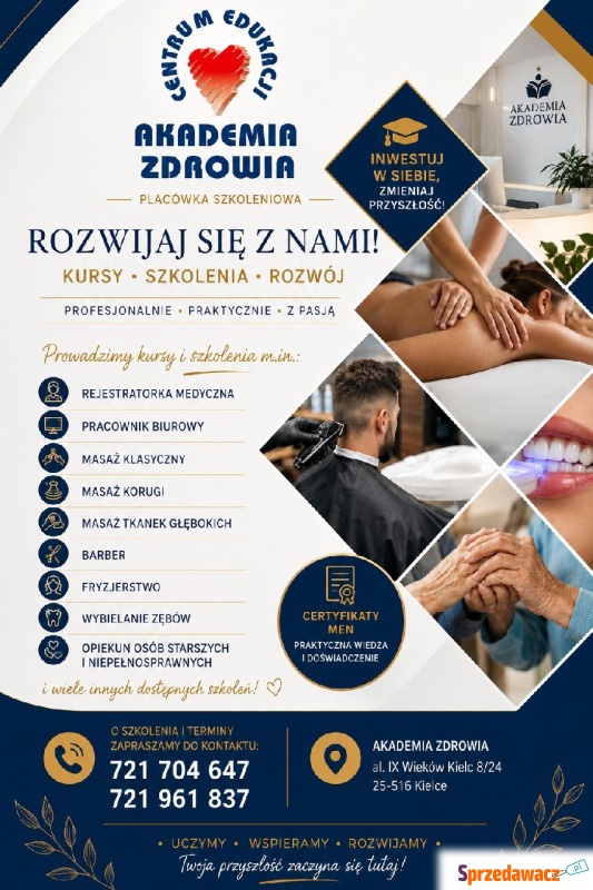 Inwestuj w siebie! Sprawdź naszą pełną ofertę... - Szkolenia, kursy stacjonarne - Kielce