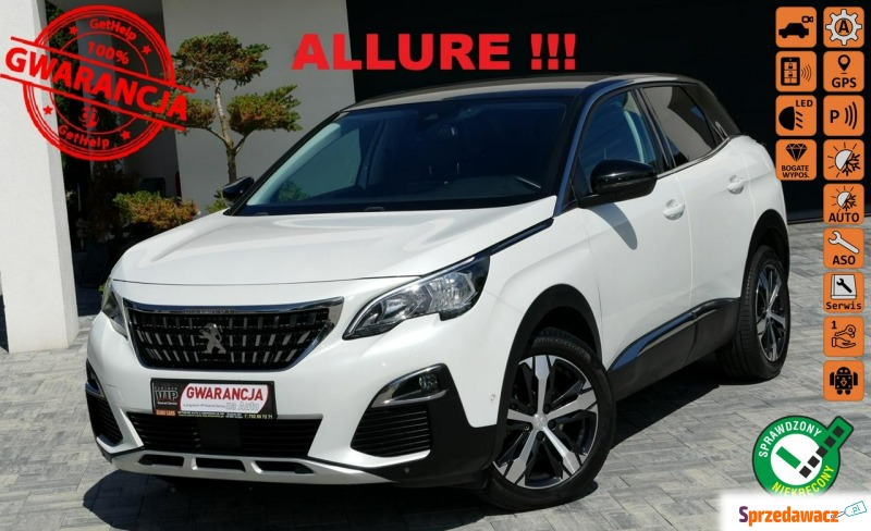 Peugeot 3008  SUV 2019,  1.2 benzyna, automat - Na sprzedaż za 49 500 zł - Grójec