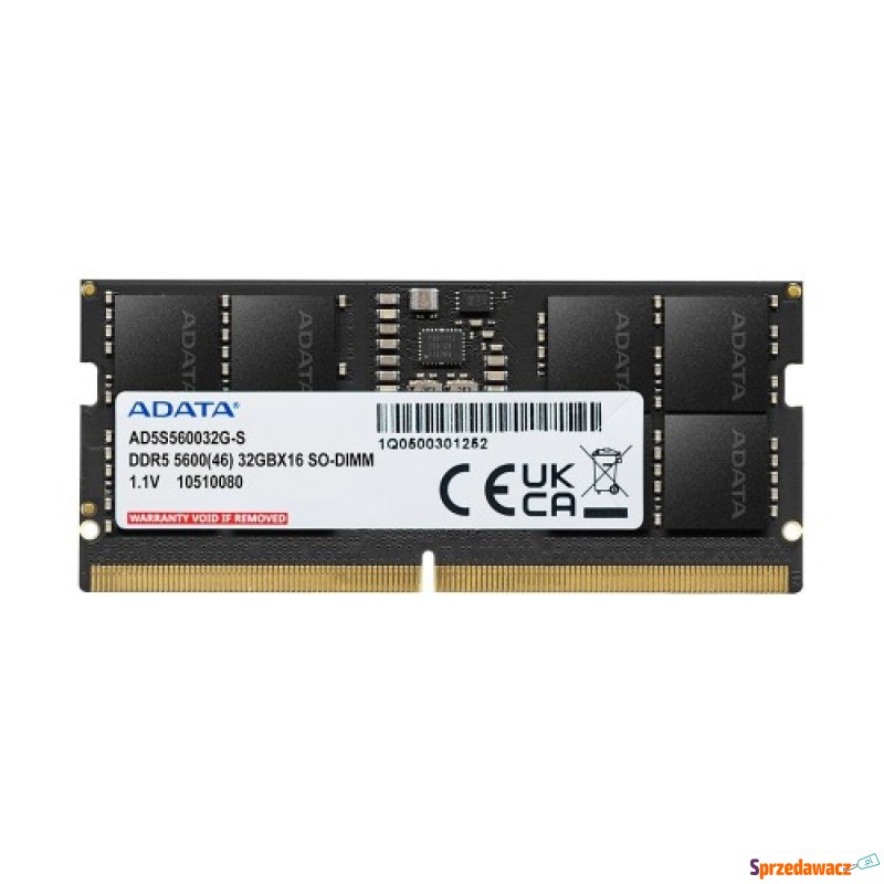 ADATA SODIMM DDR5 16 GB 5600 MHz CL46 AD5S560016G-S - Pamieć RAM - Nysa