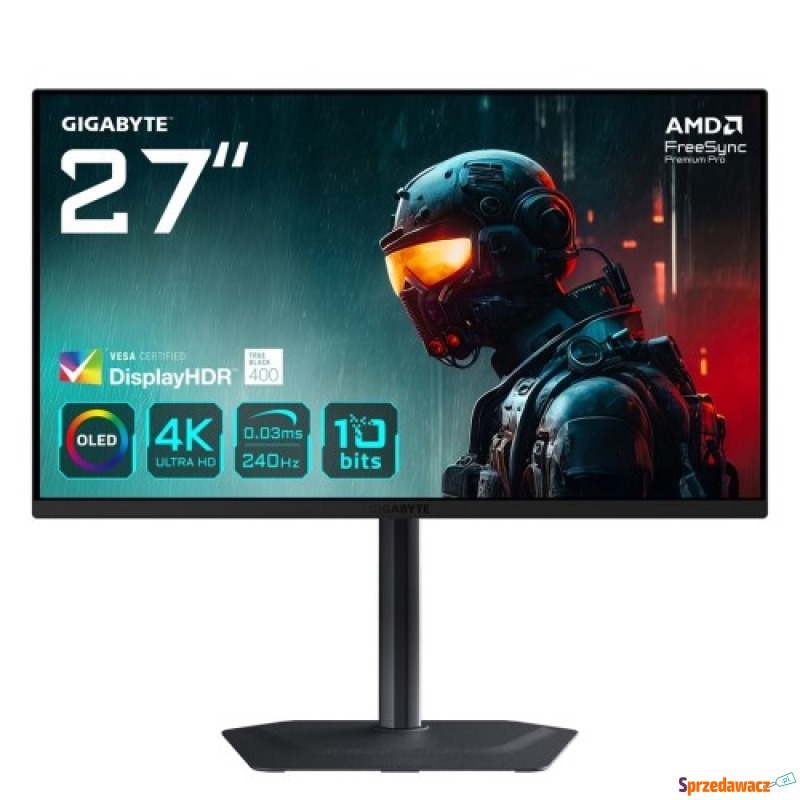 MONITOR GIGABYTE OLED 27" MO27U2 240Hz - Monitory LCD i LED - Wrocław