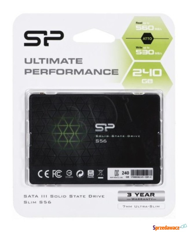 Dysk SSD Silicon Power S56 240GB...
