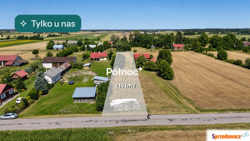 Działka budowlano-rolna 2391 m²...