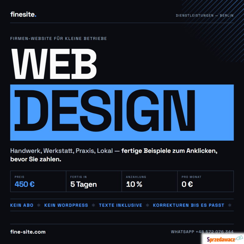 Strona internetowa dla firmy 2000...