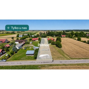 Działka budowlano-rolna 2391 m² – Stasiówka