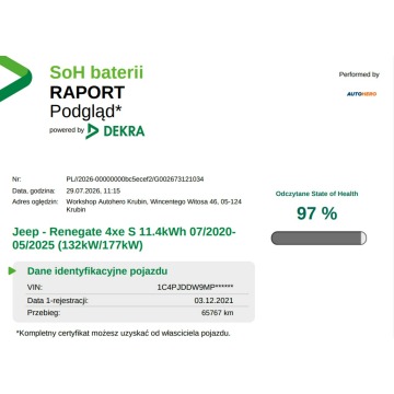 Jeep Renegade  SUV 2021,  1.3 hybryda, automat - Na sprzedaż za 68 400 zł - Warszawa - zdjęcie 5