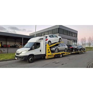 Iveco Daily 72C - 3.0D Automat Laweta z Piętrem na 2 auta/ Serwisowany/ 135 TYS KM !!