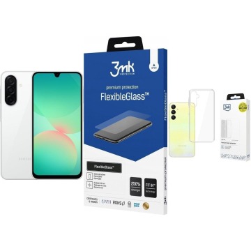 Smartfon Samsung Galaxy A26 5G 6/128GB Biały (8806097072874) + FlexibleGlass + Etui Clear Case