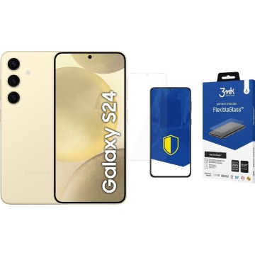 Smartfon Samsung Galaxy S24 5G 8/256GB Żółty (SM-S921BZY) + FlexibleGlass
