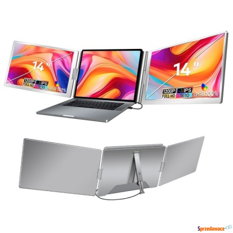 EXTRALINK SMART LIFE 14" 2-SCREEN MONITOR FOR... - Monitory LCD i LED - Jelenia Góra