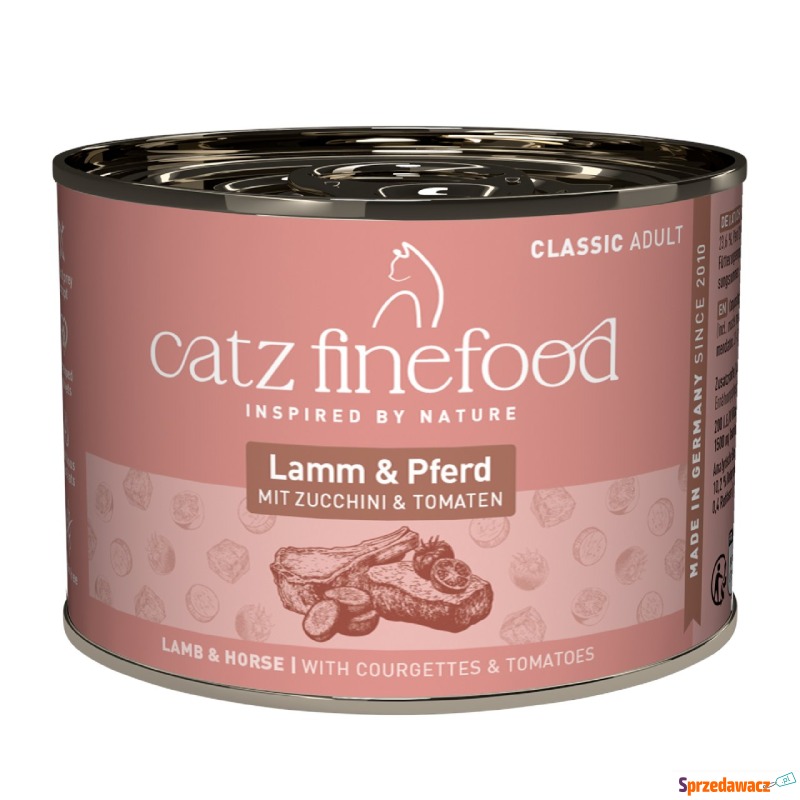 catz finefood, 6 x 200 g - Jagnięcina i konina - Karmy dla kotów - Będzin