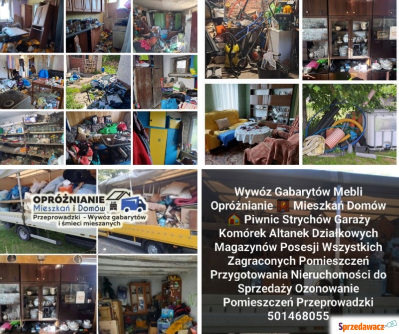 Przeprowadzki Wywóz Mebli Opróżnianie Mieszkań... - Utylizacja, wywóz śmieci - Nowa Ruda