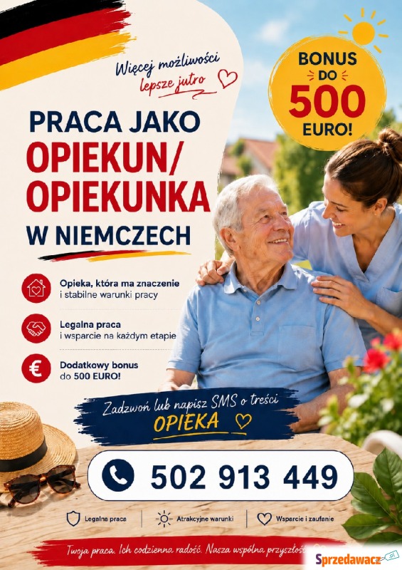 Zatrudnimy opiekunki/opiekunów seniora na terenie... - Opiekunki, nianie - Koło