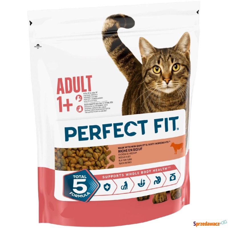 Perfect Fit Sterile 1+, z wołowiną - 5 x 1,4 kg - Karmy dla kotów - Inowrocław
