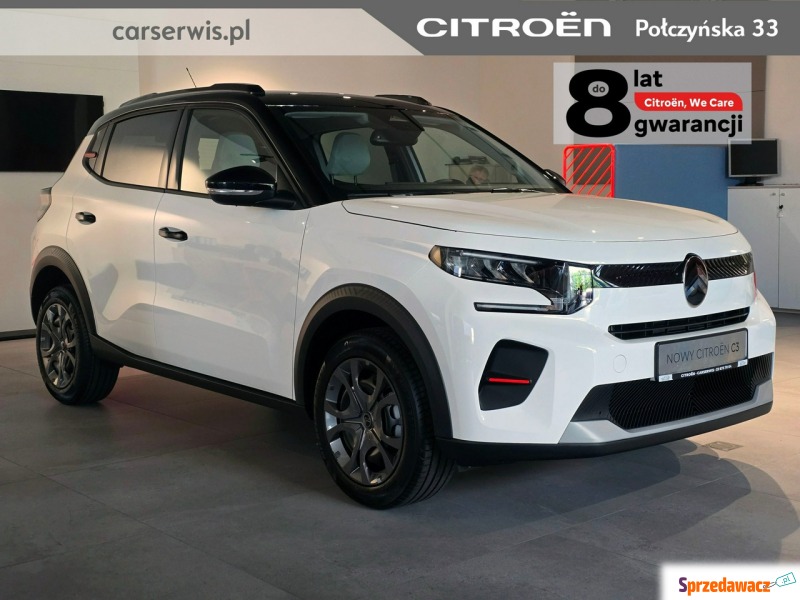 Citroen C3  Hatchback 2026,  1.2 benzyna - Na sprzedaż za 82 900 zł - Warszawa