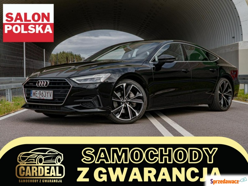 Audi A7  Sedan/Limuzyna 2020,  2.0 benzyna, automat - Na sprzedaż za 169 740 zł - Nowe Iganie