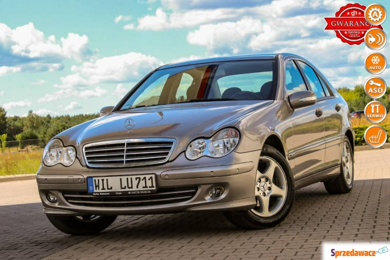 Mercedes - Benz C-klasa  Sedan/Limuzyna 2005,  1.8 benzyna, automat - Na sprzedaż za 19 900 zł - Ostrów Mazowiecka