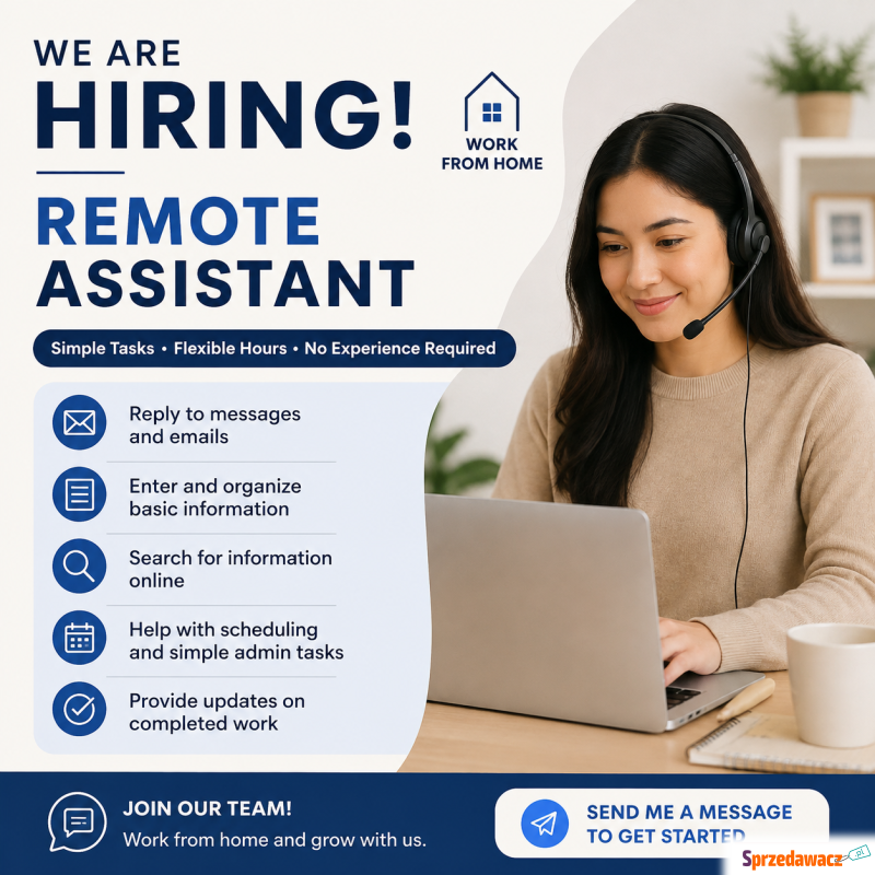 Remote Assistant - Pomoc domowa - Lublin