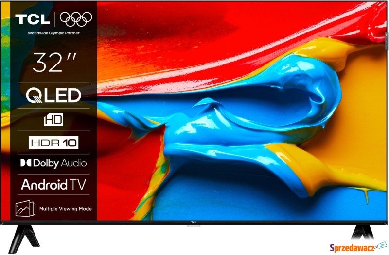Telewizor TCL 32V4C QLED 32" HD Ready Android... - Telewizory - Opole