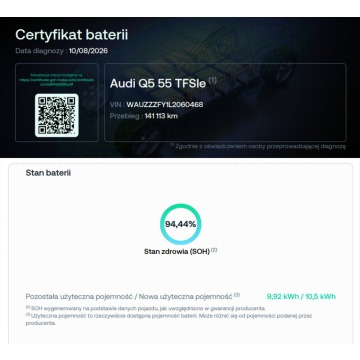 Audi Q5  SUV 2020,  2.0 hybryda, automat - Na sprzedaż za 111 200 zł - Warszawa - zdjęcie 5