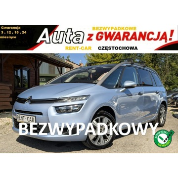 Citroen C4 Grand Picasso - 1.2i*131PS*OPŁACONY*Bezwypadkowy*Klimatronik Serwis*VIP GWARANCJA24M