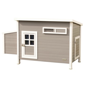 Kerbl Hobbyfarming ECO plastikowy kurnik Barney dla kurczaków - Dł. x szer. x wys.: 137 x 73 x 83 cm