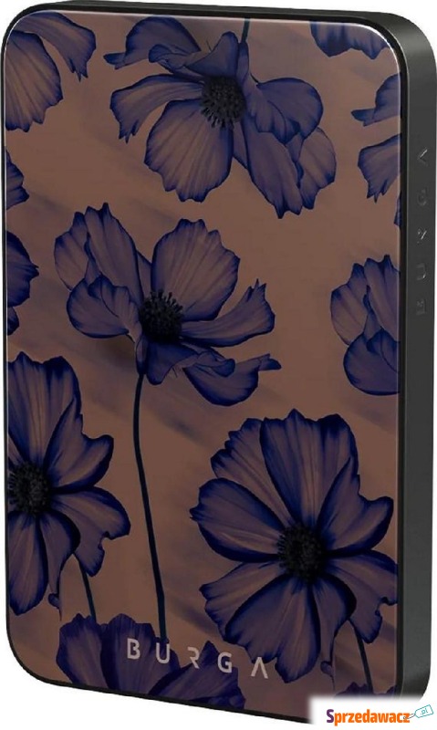 Burga Magnetic 5000 mAh velvet night gunmetal - Power banki - Radom