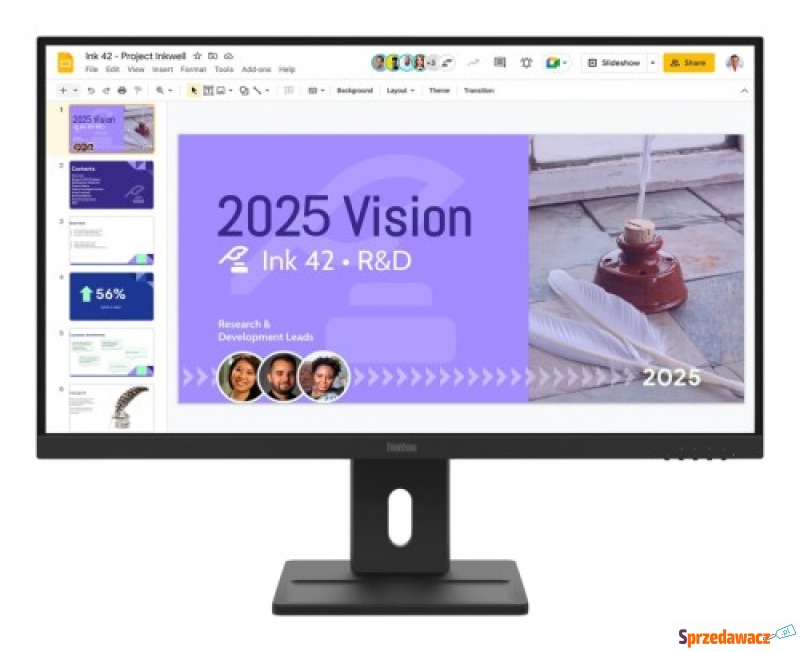 Lenovo ThinkVision E27Q-40 monitor komputerowy... - Monitory LCD i LED - Radom