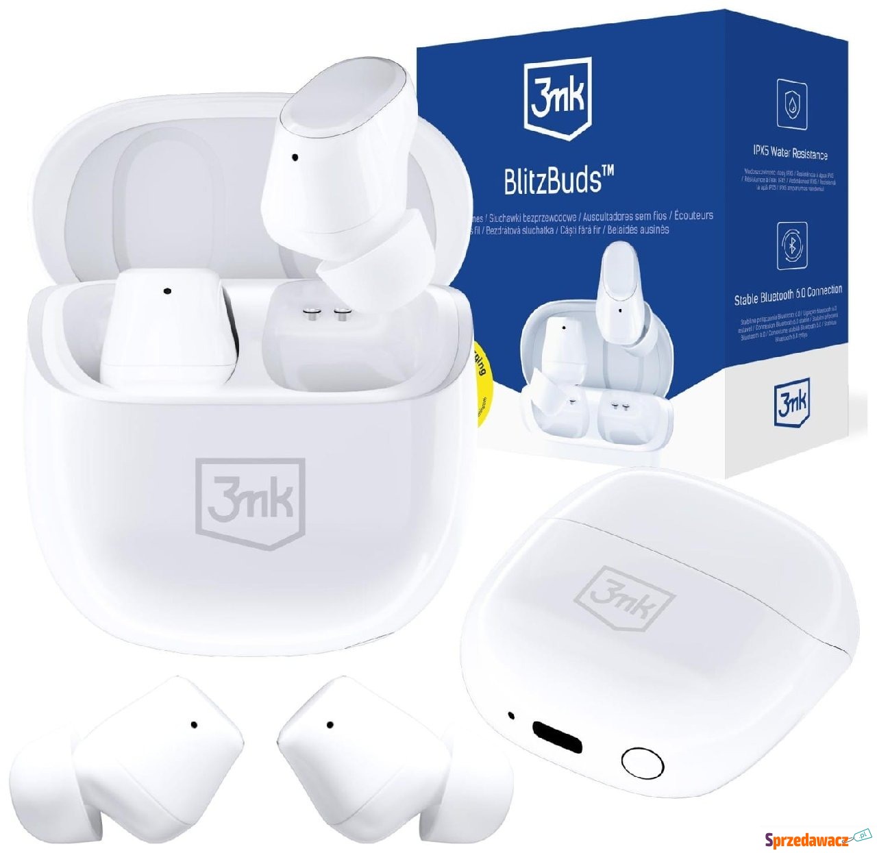 3mk BlitzBuds BT 6.0 białe