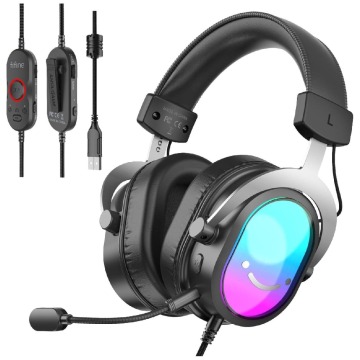 Słuchawki studyjne nauszne Fifine H16 7.1 Black RGB