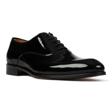 Eleganckie czarne lakierki typu oxford VAN THORN 39,5