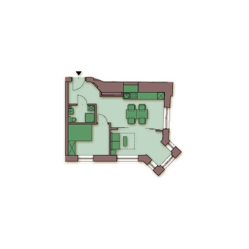 Mieszkanie dwupokojowe Kraków - Stare Miasto,   48 m2, trzecie piętro - Sprzedam - zdjęcie 13