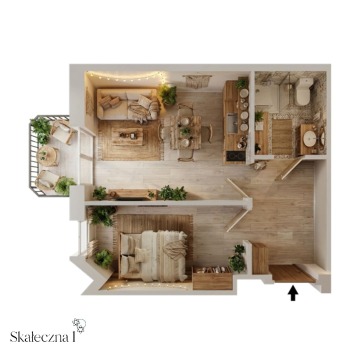 Mieszkanie 29m², winda - Krakowski Kazimierz