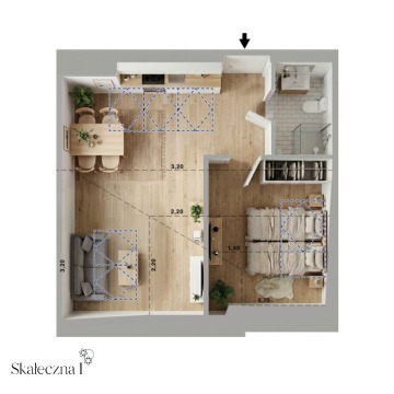 Mieszkanie jednopokojowe Kraków - Stare Miasto,   38 m2, 5 piętro - Sprzedam - zdjęcie 11