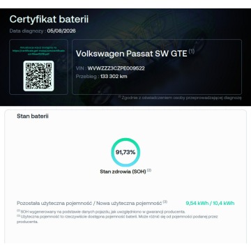 Volkswagen Passat  Kombi 2022,  1.4 hybryda, automat - Na sprzedaż za 85 900 zł - Warszawa - zdjęcie 5