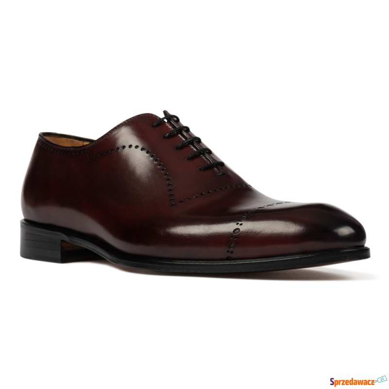 Eleganckie bordowe skórzane buty lotniki VAN... - Buty sportowe miejskie... - Białystok