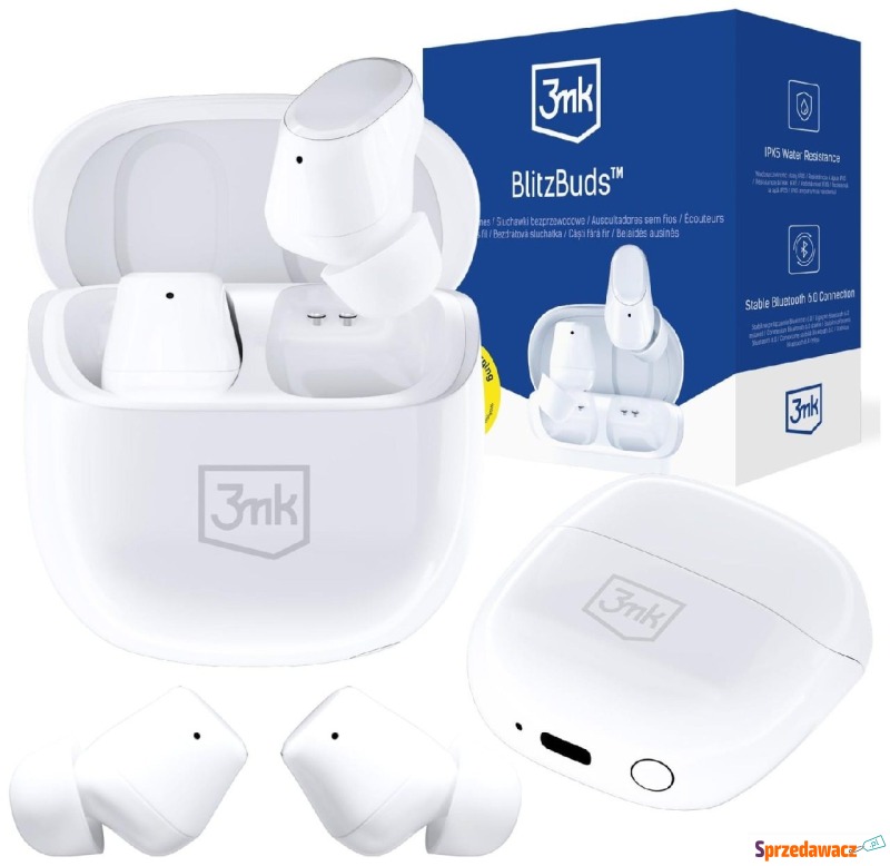 3mk BlitzBuds BT 6.0 białe - Słuchawki - Inowrocław