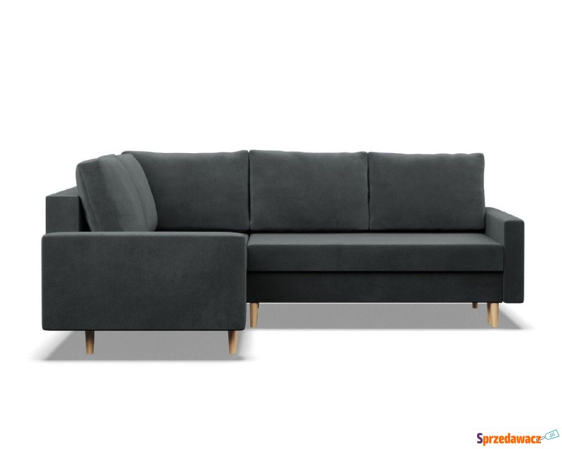 Duży narożnik, lewy, MILO, velvet, 223x172x92... - Sofy, fotele, komplety... - Białystok