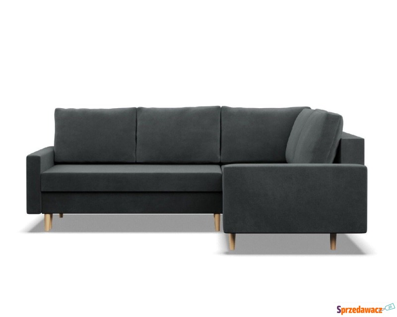 Duży narożnik, prawy, MILO, velvet, 223x172x92... - Sofy, fotele, komplety... - Bełchatów