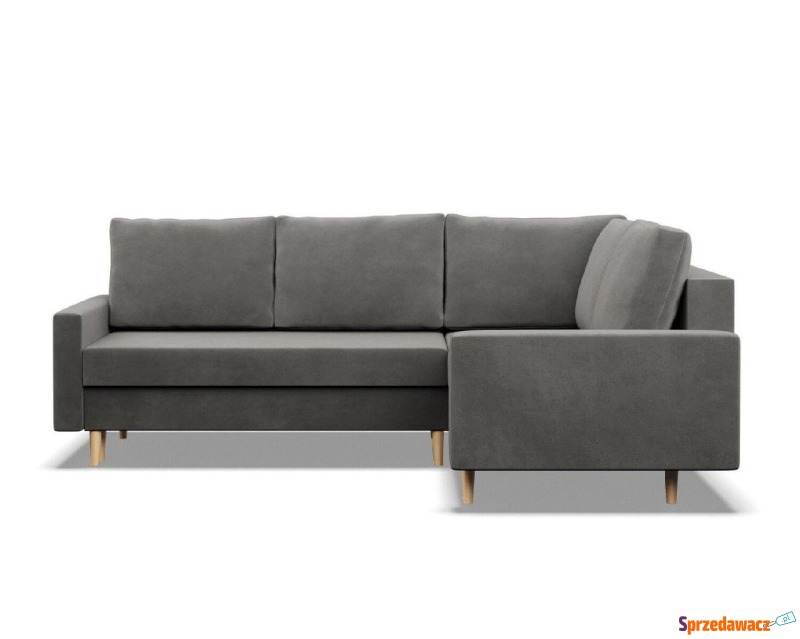 Duży narożnik, prawy, MILO, velvet, 223x172x92... - Sofy, fotele, komplety... - Gorzów Wielkopolski