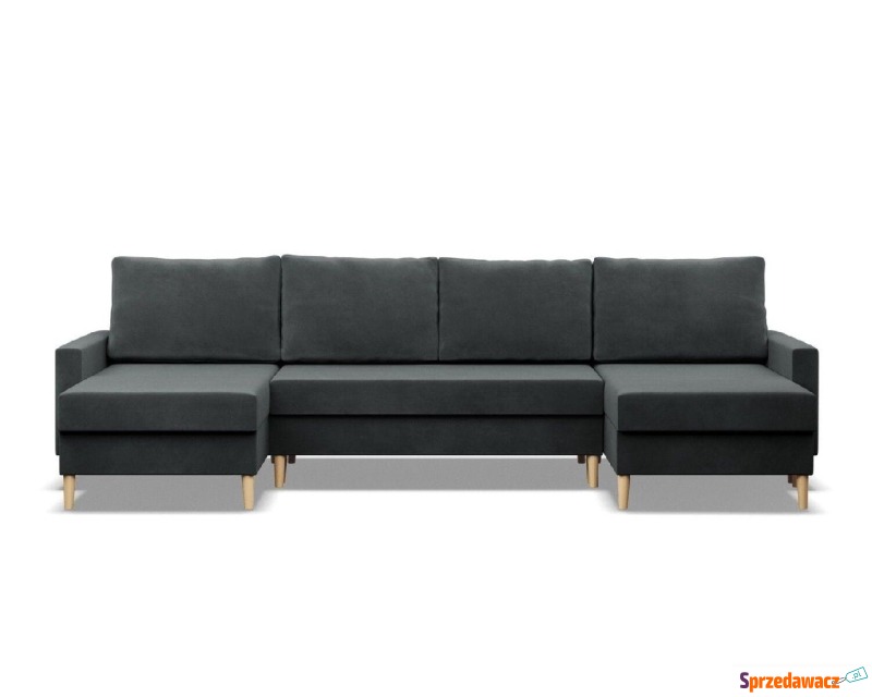 Narożnik w kształcie U, MILO, velvet, 294x140x92... - Sofy, fotele, komplety... - Elbląg