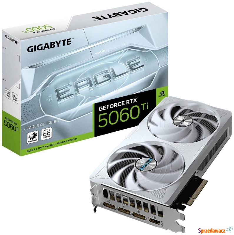 Gigabyte GeForce RTX 5060 Ti EAGLE OC ICE 8GB... - Karty graficzne - Szczecinek