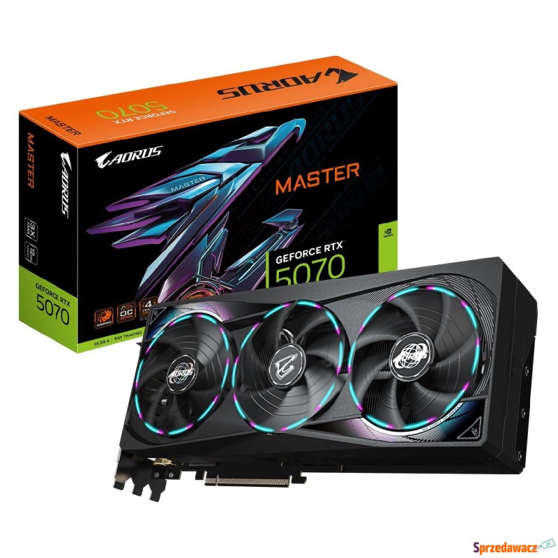 Gigabyte AORUS GeForce RTX 5070 MASTER 12GB DLSS... - Karty graficzne - Ostrowiec Świętokrzyski