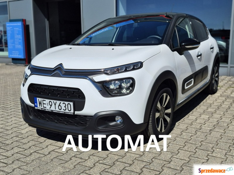 Citroen C3  Hatchback 2023,  1.2 benzyna, automat - Na sprzedaż za 53 900 zł - Studzienice