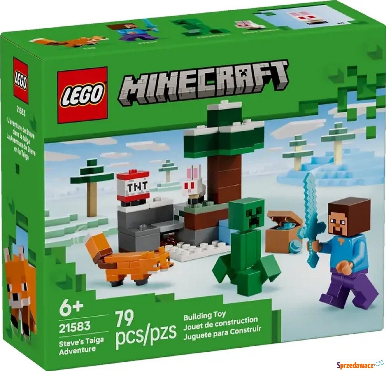Klocki konstrukcyjne LEGO Minecraft...