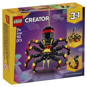 Klocki konstrukcyjne LEGO Creator 31159 Dzikie zwierzęta: niezwykły pająk