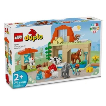 Klocki konstrukcyjne LEGO Duplo 10416 Town Opieka Nad Zwierzętami Na Farmie
